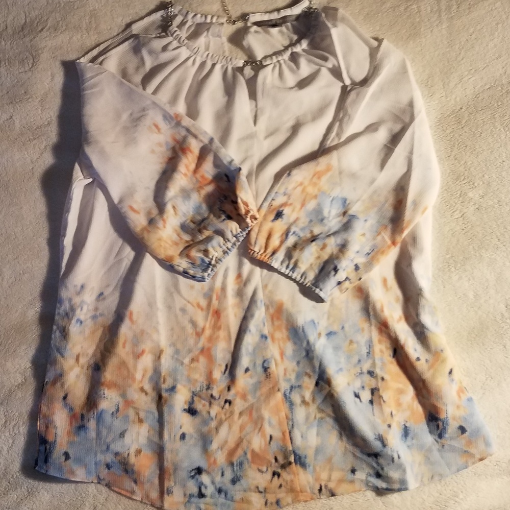 Cold shoulder long sleeve top